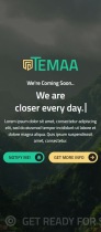 Temaa - Coming Soon HTML Template Screenshot 6