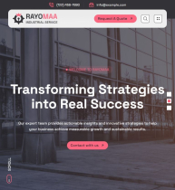Rayomaa - Industry And Factory HTML Template Screenshot 5