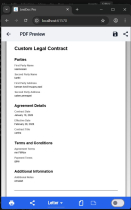 LexiDoc Pro – Offline Legal Document Builder Screenshot 3