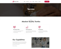 Silky Fabric - Textile Industry Elementor Kit Screenshot 4