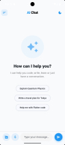 SmartGenie - AI Chat App Flutter  UI Template Screenshot 3