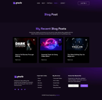 Pixole - Personal Portfolio Elementor Template Kit Screenshot 2