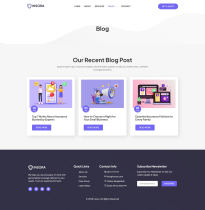 Insora - Insurance Agency Elementor Template Kit Screenshot 2