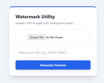 Watermak Pro - PHP Script Screenshot 1