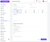ApexSaaS – Laravel Admin & CMS Starter Kit Screenshot 4