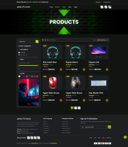 Game Rush - Gaming Gear Accessories Shopify Theme Screenshot 2