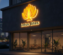 Lotus Rise Premium Logo Screenshot 2
