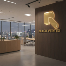 Modern Monogram Logo Design Black Vertex Screenshot 5