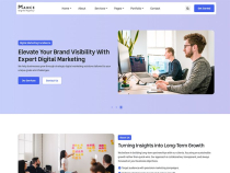Digital Marketing Agency HTML Template Screenshot 1