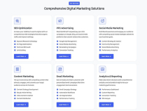 Digital Marketing Agency HTML Template Screenshot 2