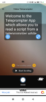 Teleprompter Audio Video Scripts AdMob Ads Android Screenshot 3