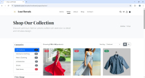 LuxeThreads Fashion eCommerce HTML Template Screenshot 3