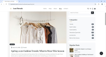 LuxeThreads Fashion eCommerce HTML Template Screenshot 5
