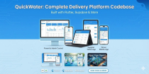 QuickWater - Complete Water Delivery Marketplace Screenshot 1