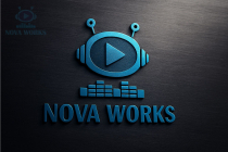 Nova Works - Modern AI Music Technology Logo Screenshot 3