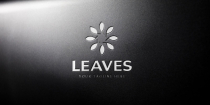 Natural Leaves Logo Template Screenshot 2