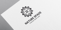 Nature Spade Logo Template Screenshot 2