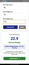 Smart BMI Calculator - Android App Template Screenshot 5